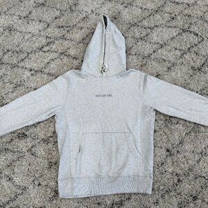 Aimé Leon Dore Men's Grey Logo Hoodie - Medium